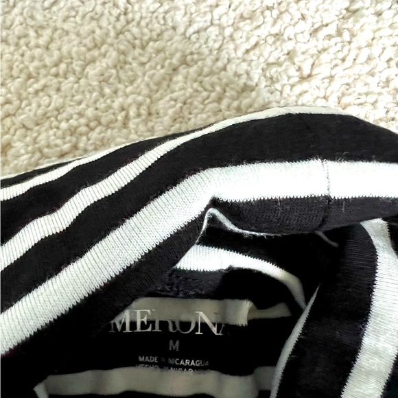 Striped turtleneck tee - Picture 2 of 2